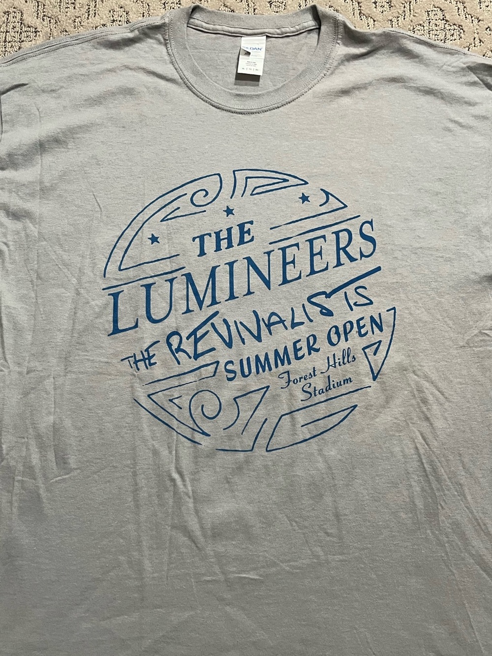 🎸 '19 The Lumineers & The Revivalists Queens NY Summer Forest Hills Unworn Tee